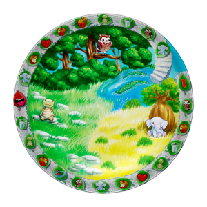 Playte Adventure - Feed the crocodile game plate