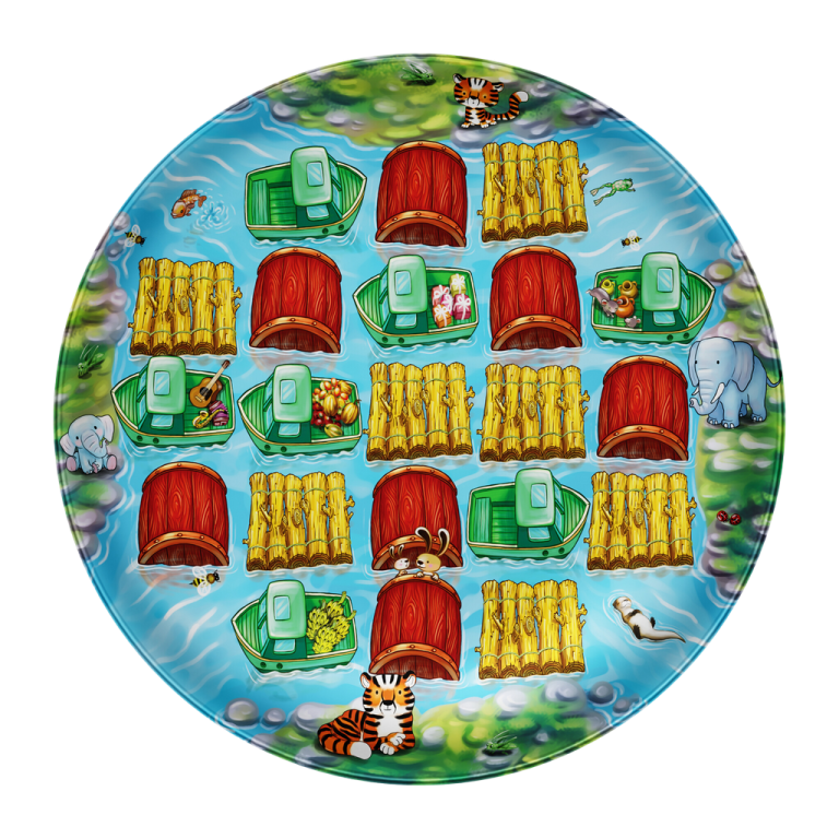 Playte Adventure - Across the river game plate