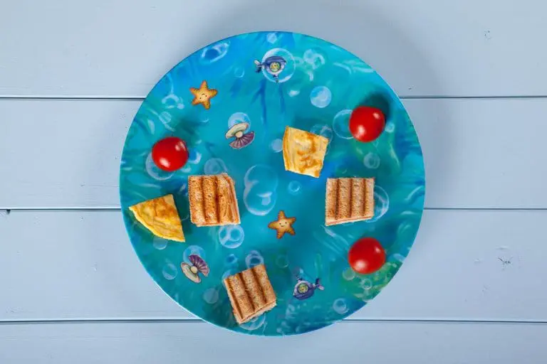 Playte Memory -Under the sea memory game plate with food