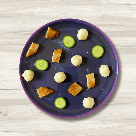 Playte Memory - Outer space memory game plate