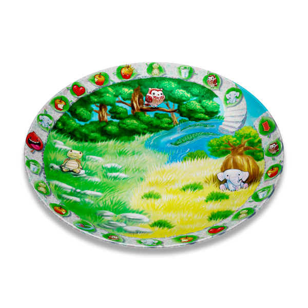 Playte Adventure - Feed the crocodile game plate