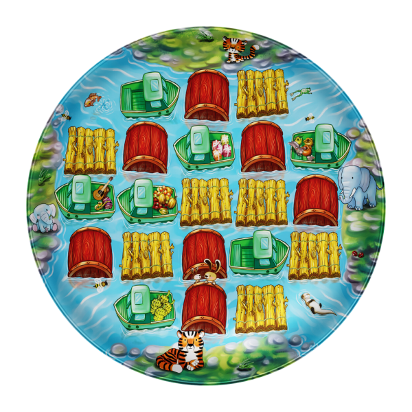 Playte Adventure - Across the river game plate